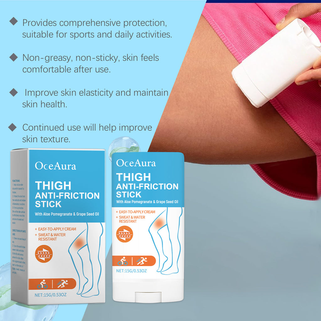 OceAura Moisturizing Anti-Friction Balm For Leg Skin Nourishes, Lubricated, Refreshing And Non-Greasy