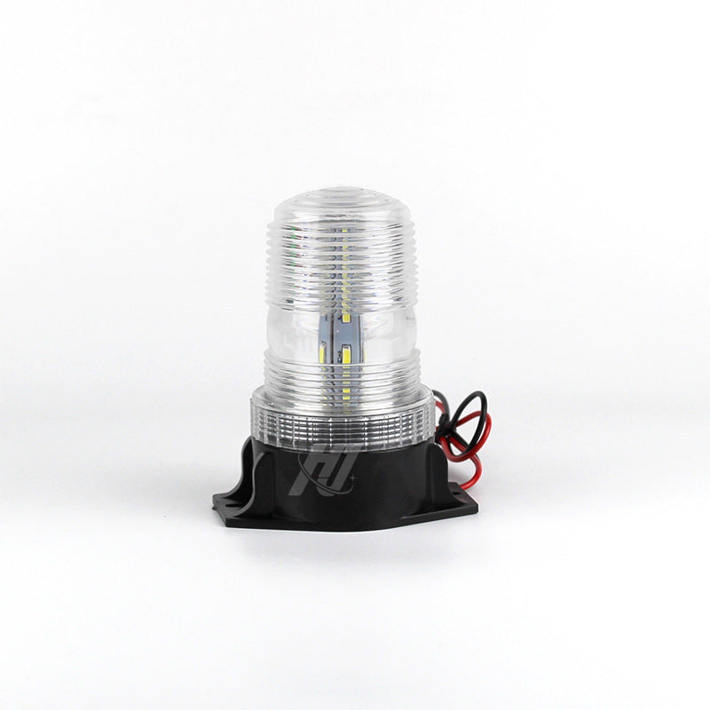 Suitable for forklift LED warning lights, calibration lights, engineering vehicle signal lights, roof lights, vehicle mounted flashing lights, yellow 9-90V