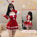 Sexy Christmas Bunny Costume Passionate Bedroom Outfit