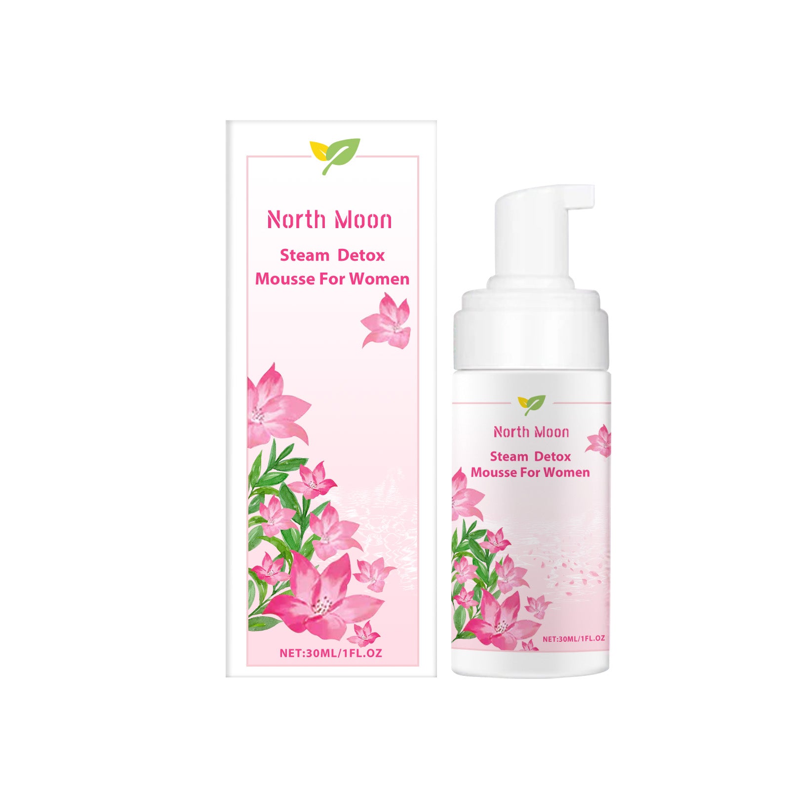 North Moon Body Cleansing Mousse Ladies Balance Moisturizing Comfort Skin Gently Cleansing Body Mousse