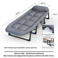 Adjustable Portable Folding Chair Space Saving with Side Pocket for Bedroom Office Outdoor Camping Compact