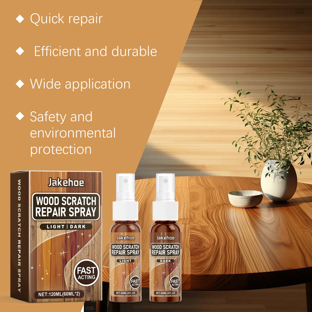 Jakehoe Floor Reconditioning Agent Wood Furniture Floor Scratch Repair Spray Turn Over New Brightening Agent