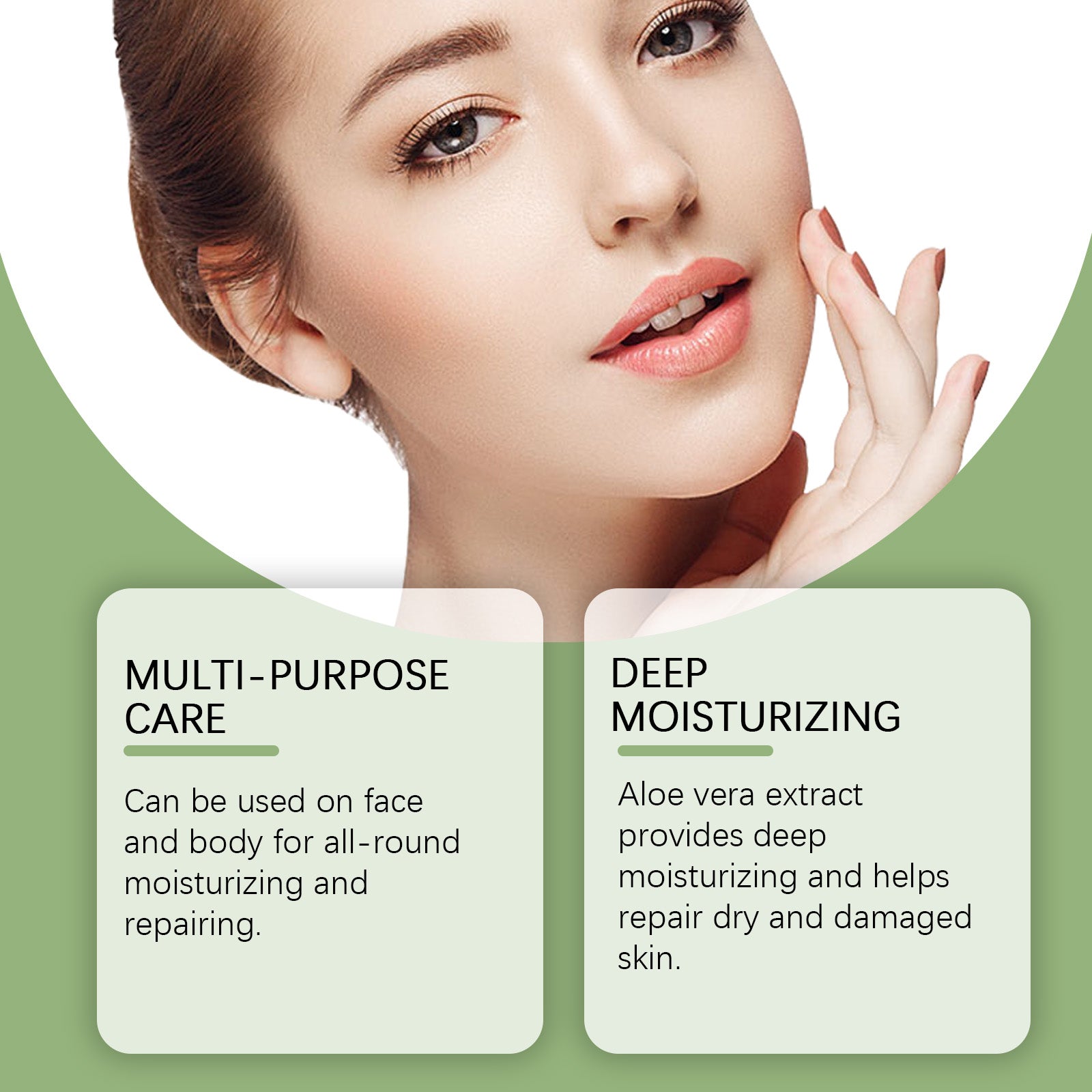OceAura Moisturizing Aloe Vera Gel Moisturizes And Nourishes Skin After Sun