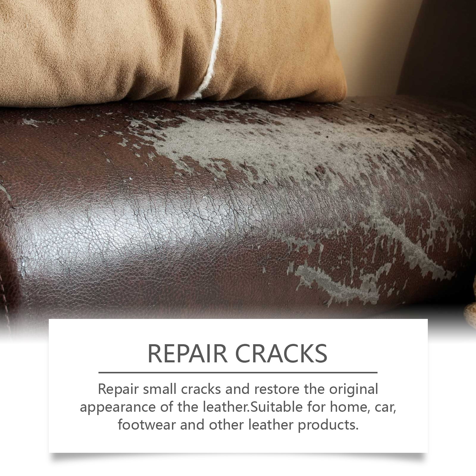 Jakehoe Furniture Leather Repair Kit Leather Furniture Sofa Seats Car Interior Leather Repair Cream