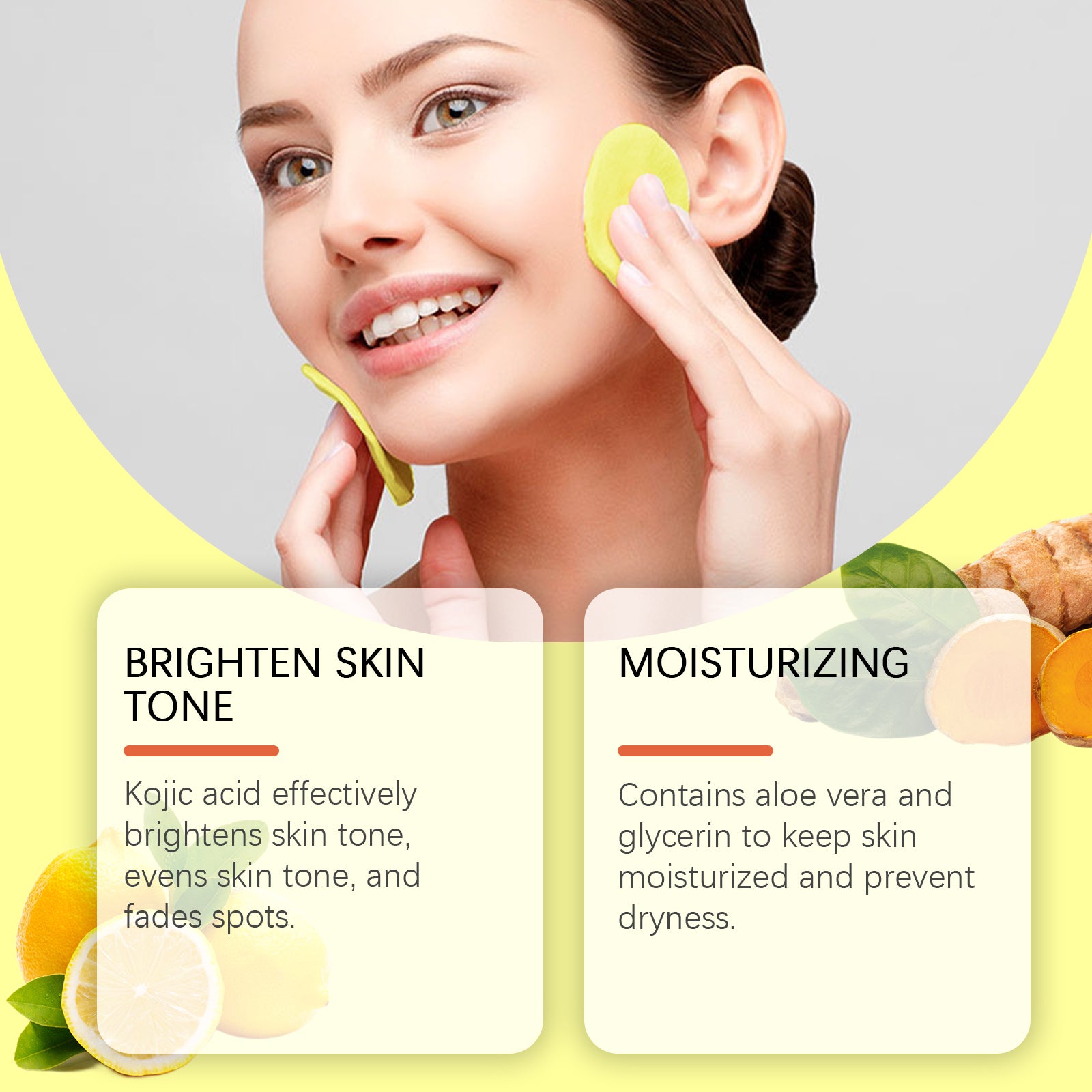 Kojic Turmeric Cleansing Pads