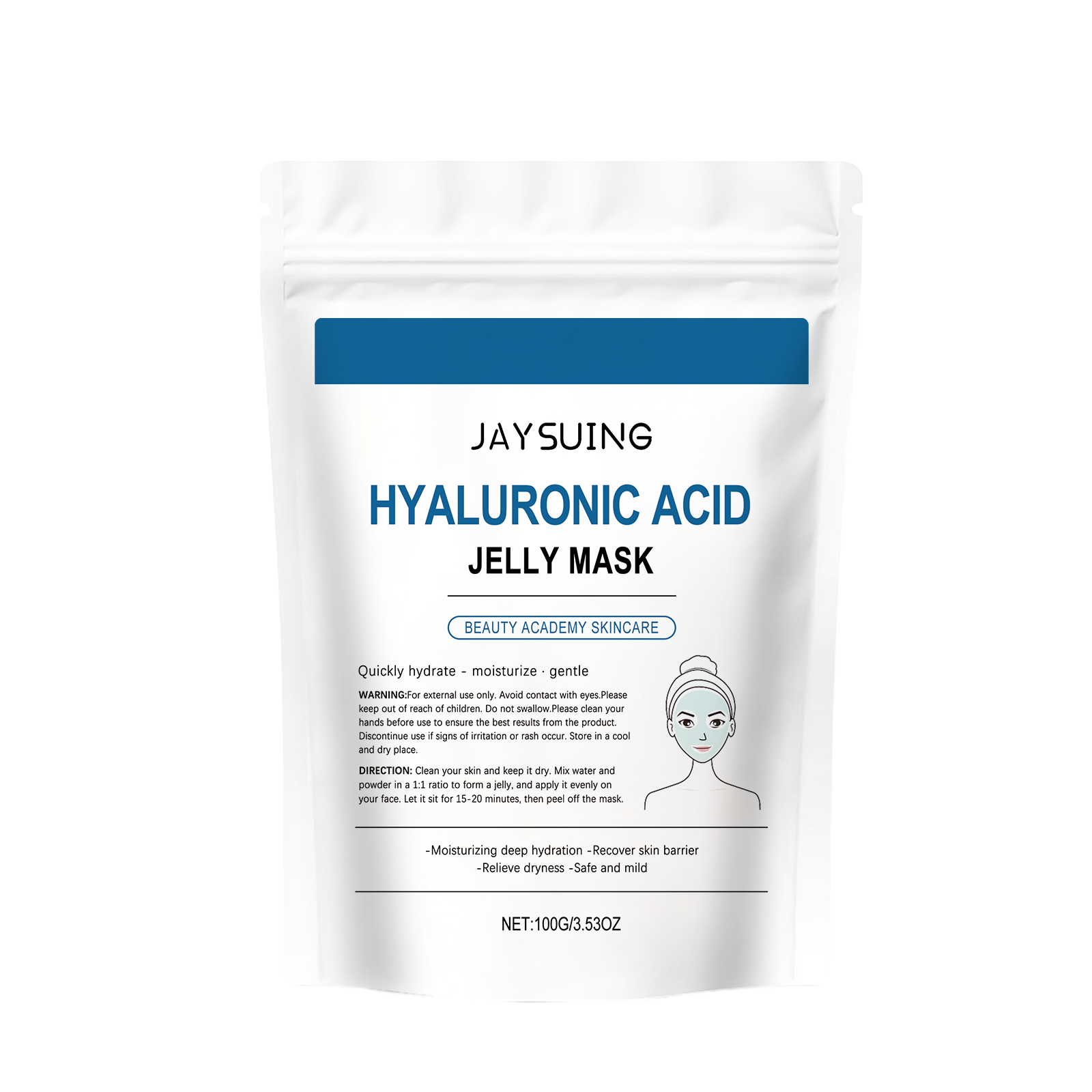 Hyaluronic Acid Powder Mask