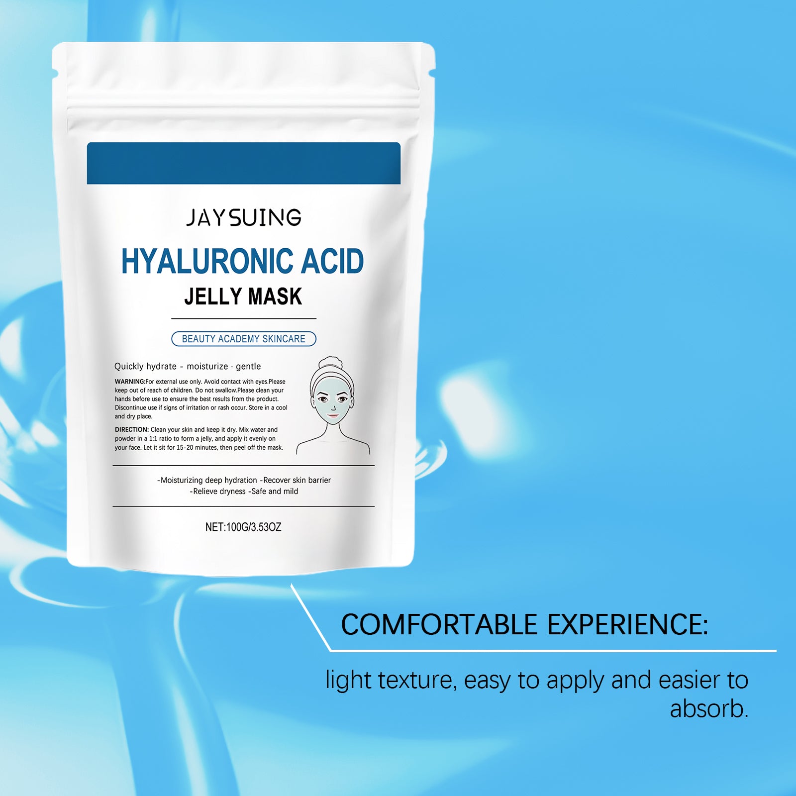 Hyaluronic Acid Powder Mask