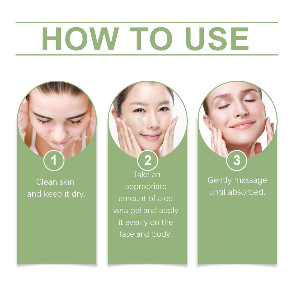 OceAura Moisturizing Aloe Vera Gel Moisturizes And Nourishes Skin After Sun