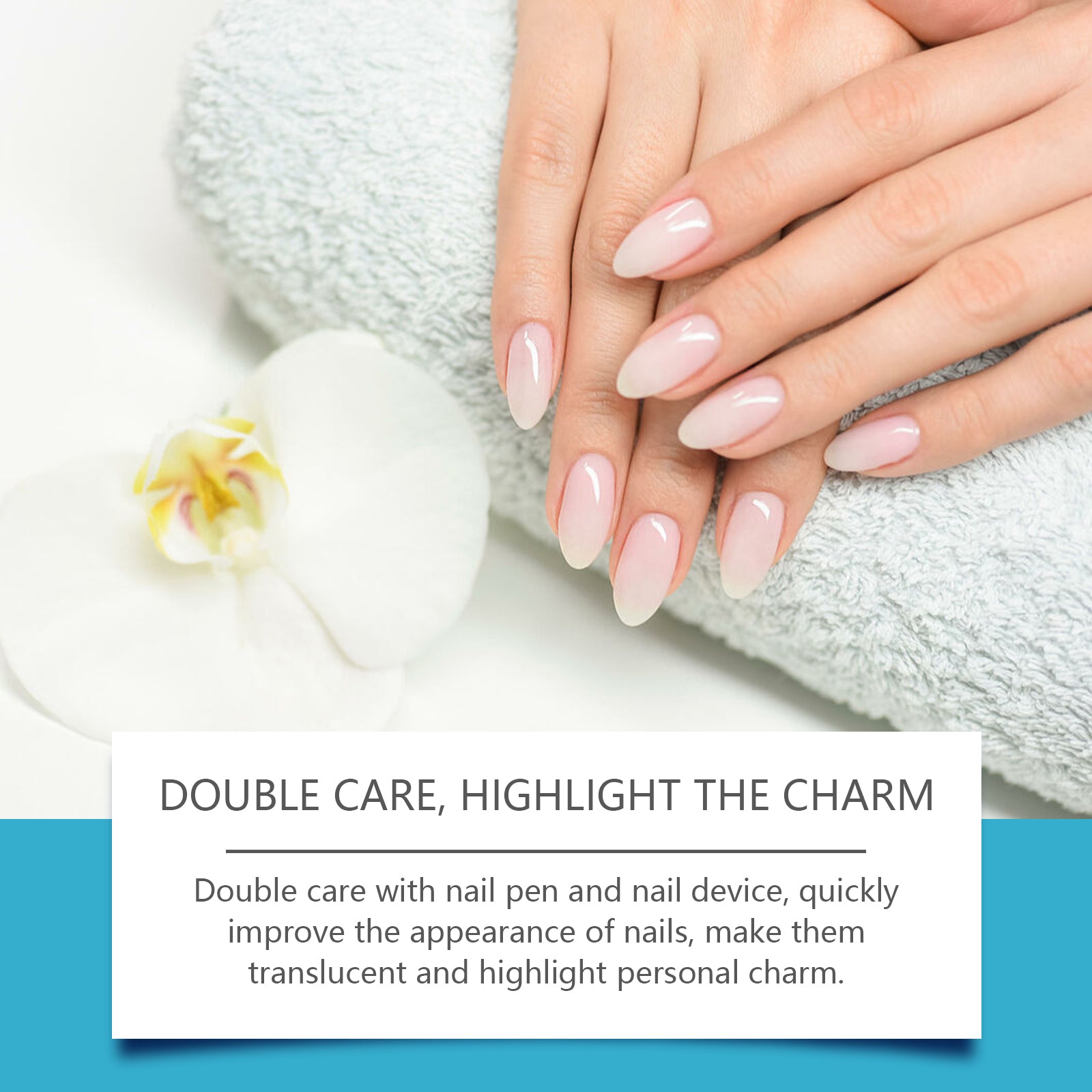 EOHOE Nail Care Set, Nail Care Gentle Maintenance And Brightening Nail Pen Care