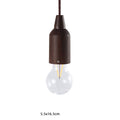 Outdoor Portable Camping Lights Retro Lighting LED Cable Lights Tent Lights Christmas Camping Atmosphere Lights Decorative Chandeliers