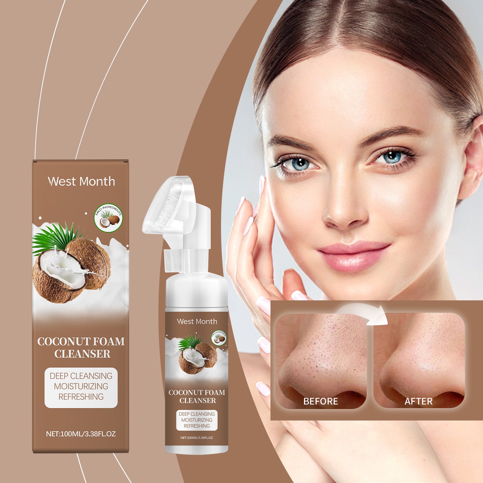Coconut Foaming Face Cleanser