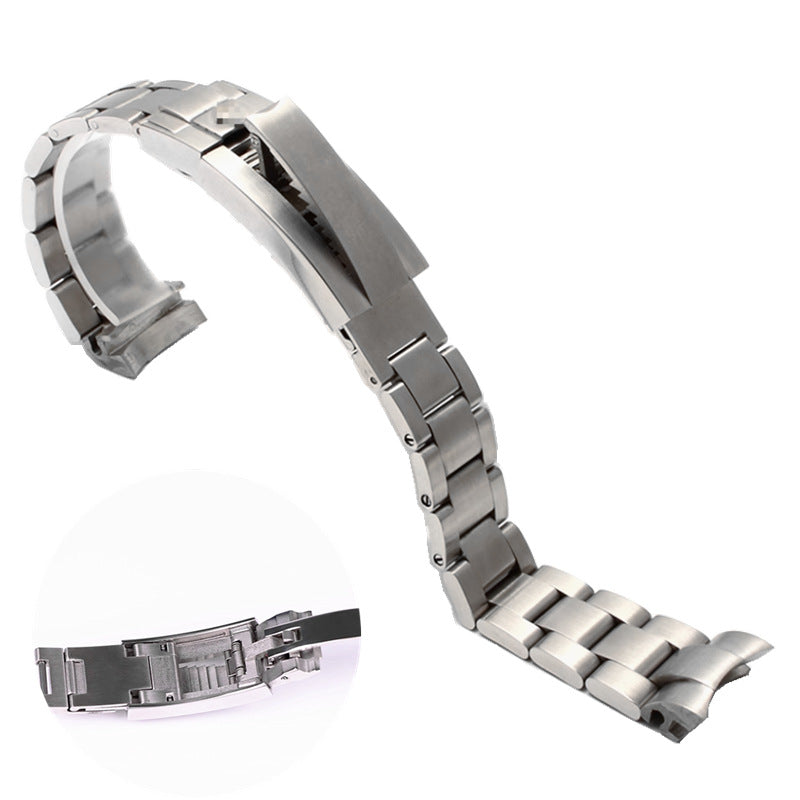 Compatible with Rolex Explorer Oyster Steel Bracelet Black Green Submariner King Solid Steel Band 20 21mm