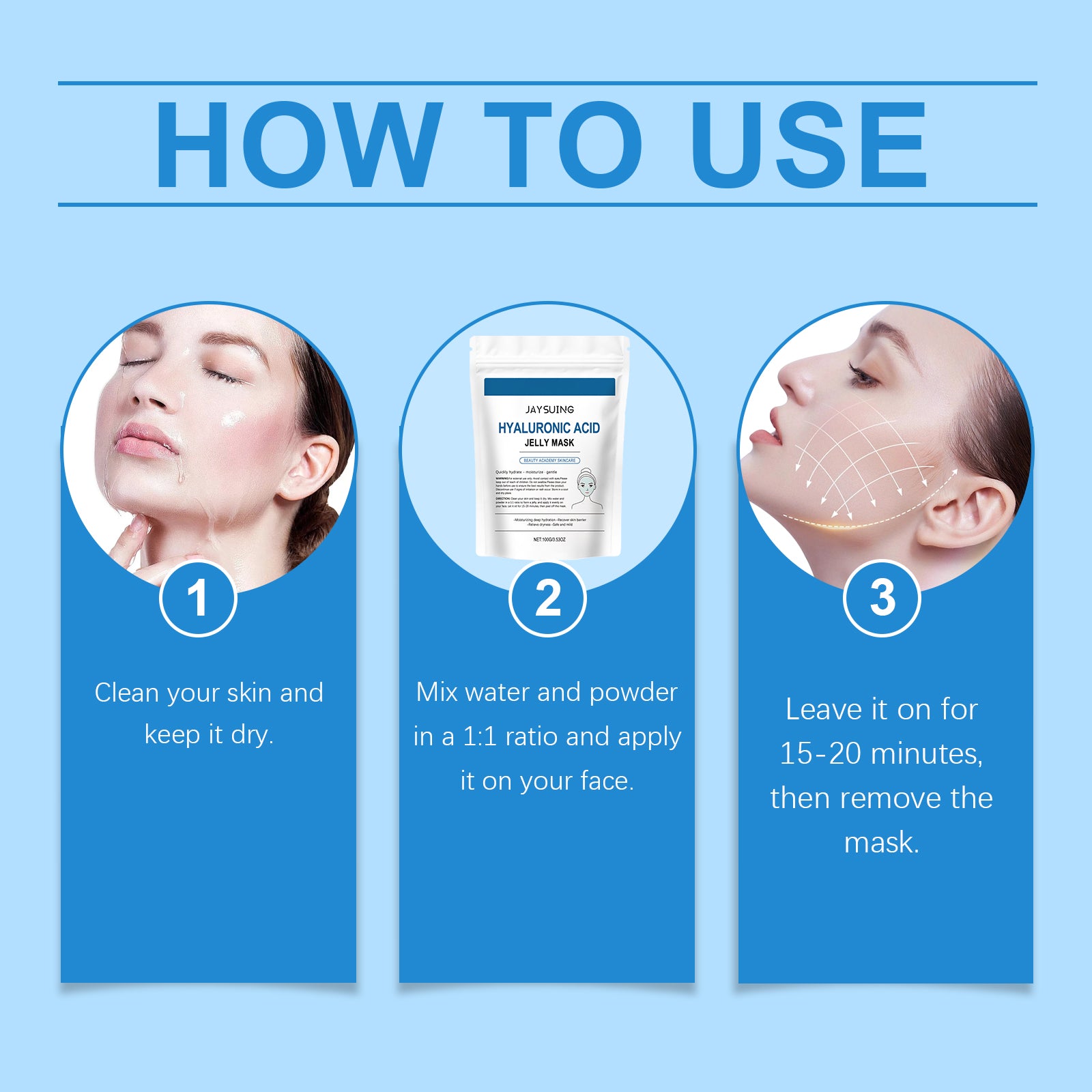 Hyaluronic Acid Powder Mask